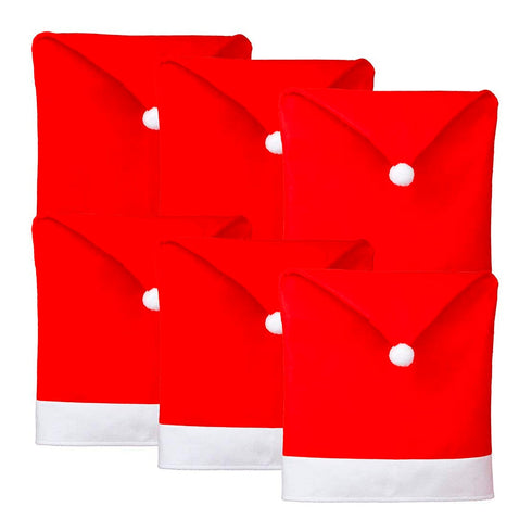 Copy of Christmas Velvet Chair Cover - Set of 6 - Uncommongifts.in